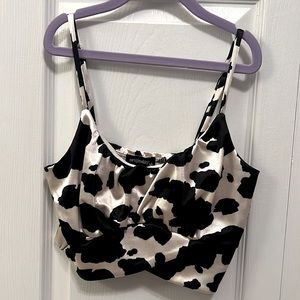 Cow Print Tank Top